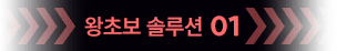 왕초보 솔루션 01