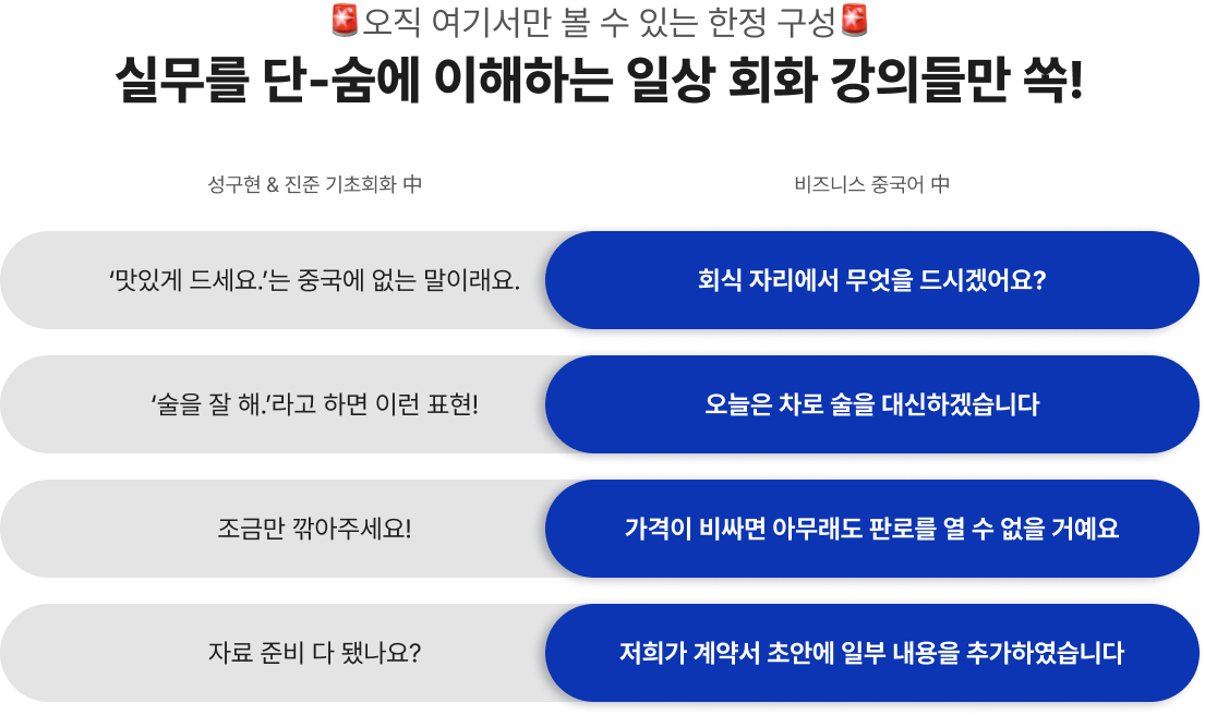 실무를 단숨에 이해하는 일상 회화 강으들만 쏙