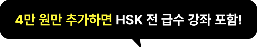 hsk 전 급수 강좌 포함