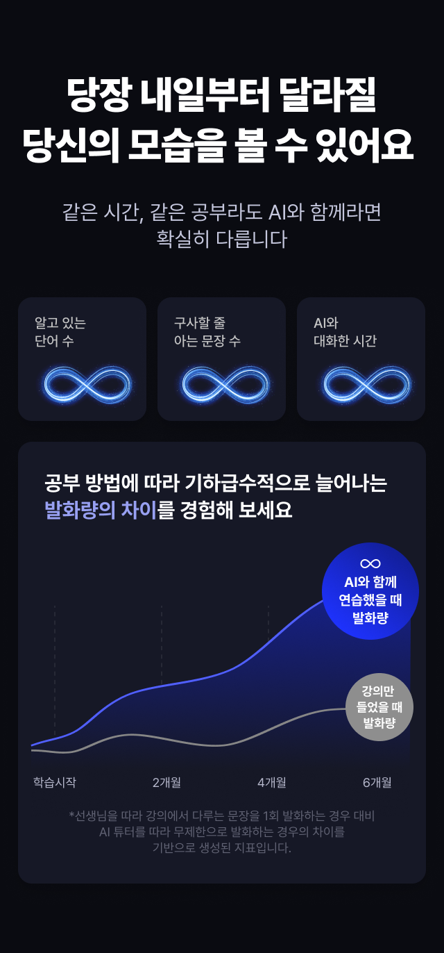 당장 내일부터 달라질 당신의 모습을 볼 수 있어요