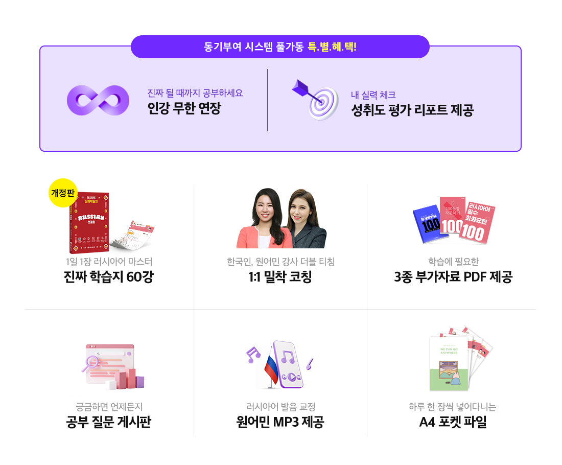 동기부여 시스템 풀가동 특별혜택!