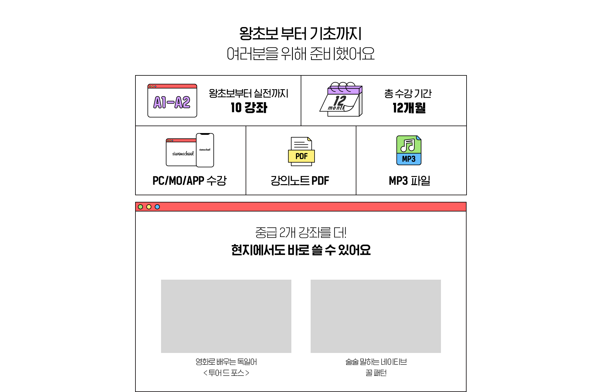 왕초보부터 기초까지 여러분을 위해 준비했어요