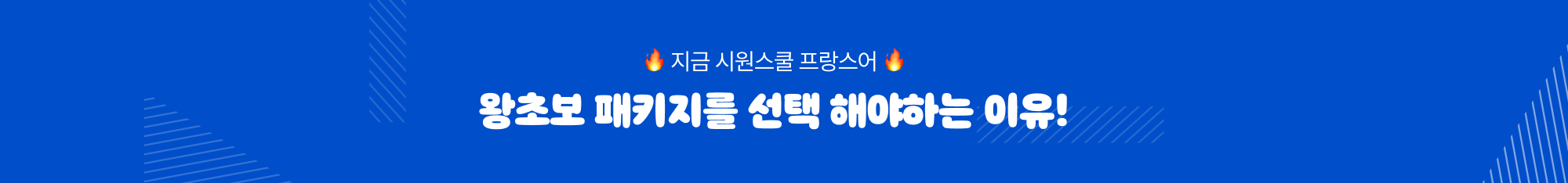 🔥 지금 시원스쿨 프랑스어 🔥 왕초보 패키지를 선택 해야하는 이유!