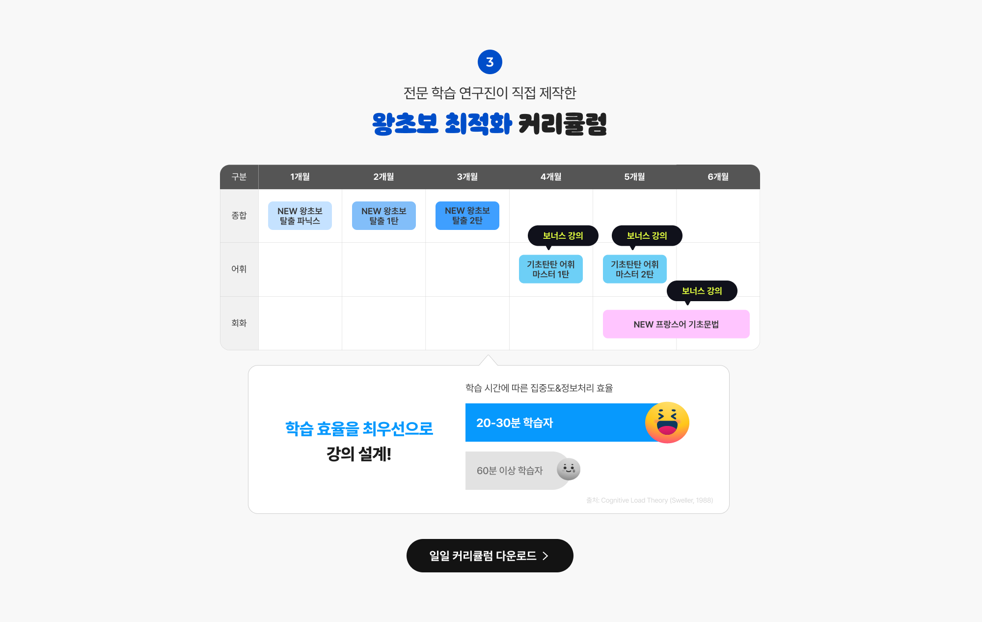 왕초보 최적화 커리큘럼