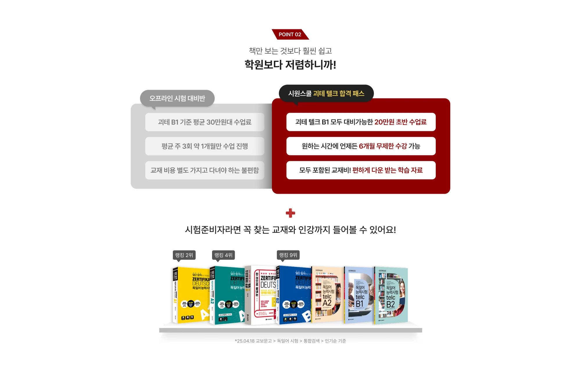 책만 보는 것보다 훨씬 쉽고 학원보다 저렴하니까!