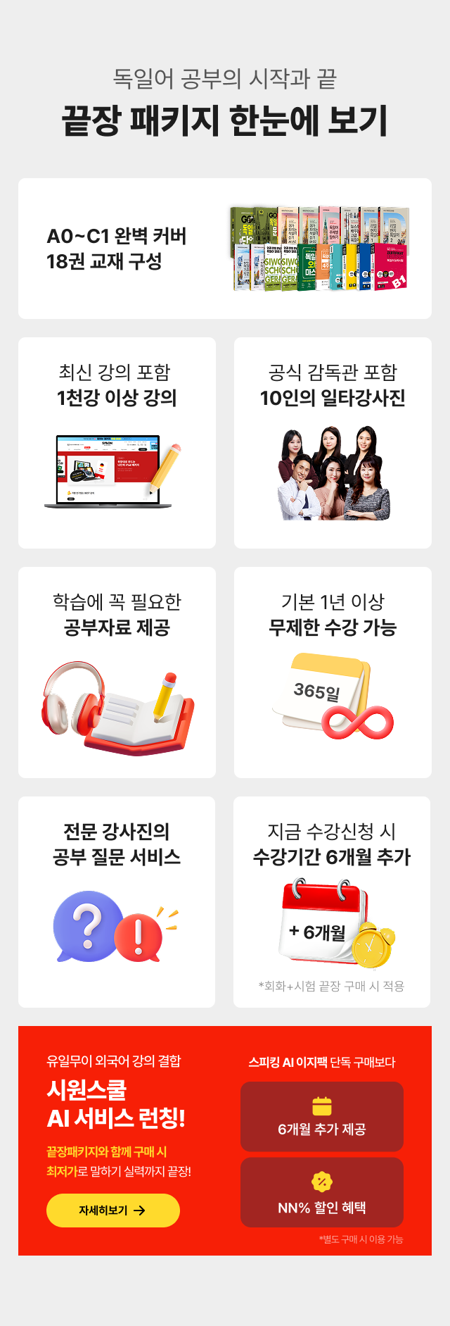독일어 끝장 패키지 한 눈에 보기