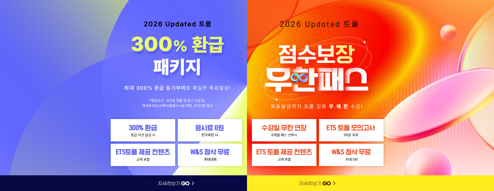 시원스쿨 처음토익 300% 환급반