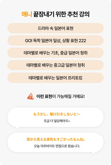 애니 끝장내기 위한 추천 강의