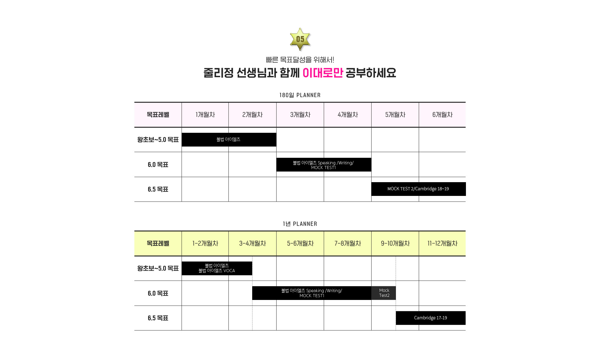 줄리정 선생님과 함께 이대로만 공부하세요