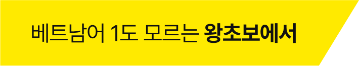 베트남어 1도 모르는 왕초보에서