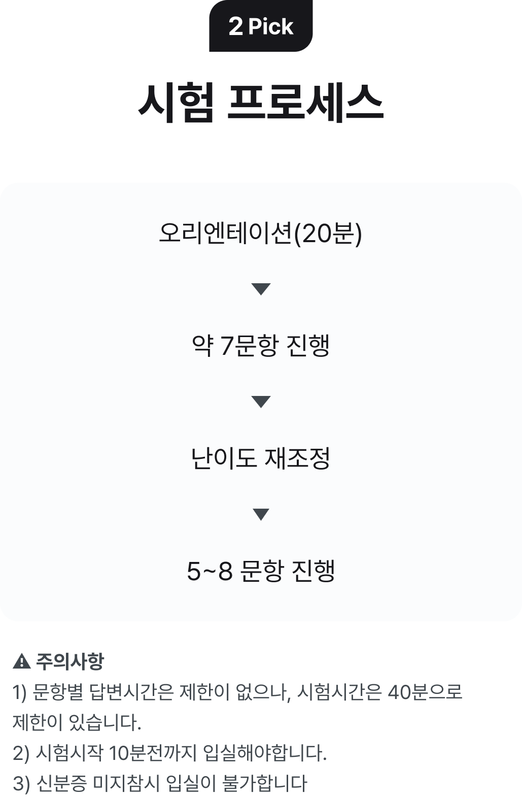 시험 프로세스