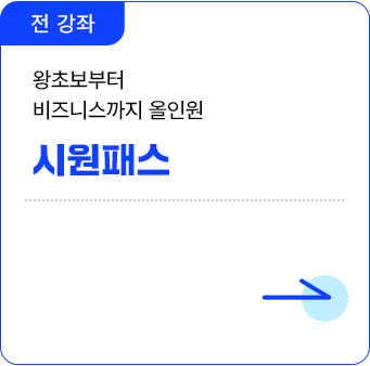 왕초보부터 비즈니스까지 올인원 시원패스