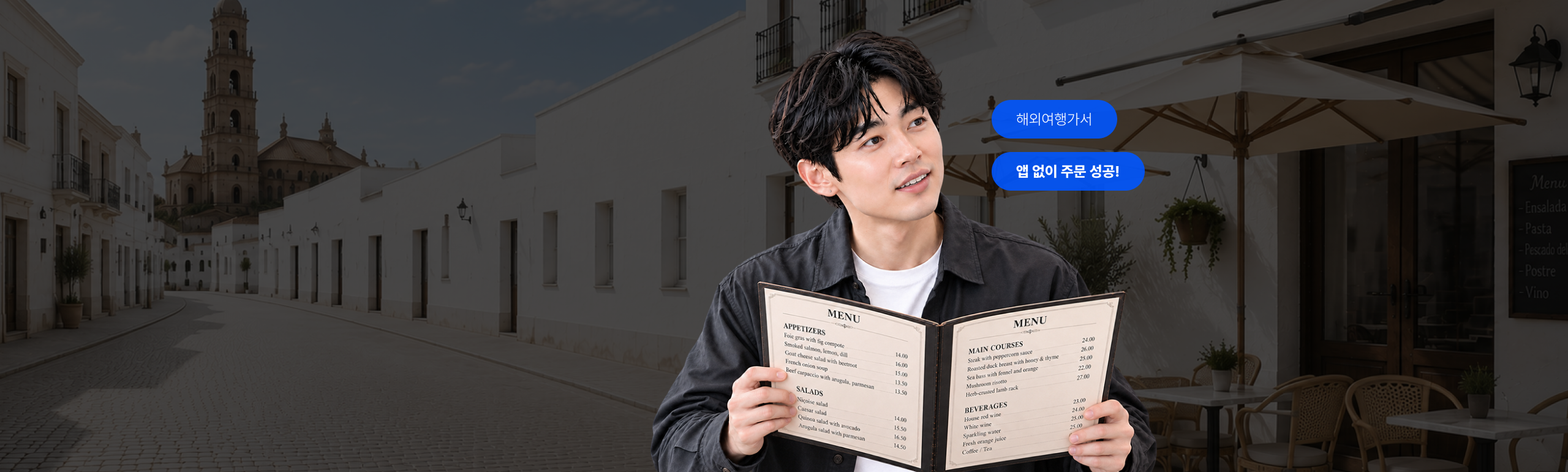 해외여행가서 앱 없이 주문 성공!