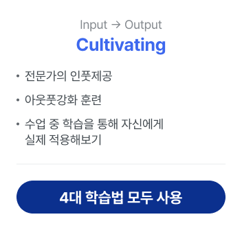 4대 학습법 모두 사용